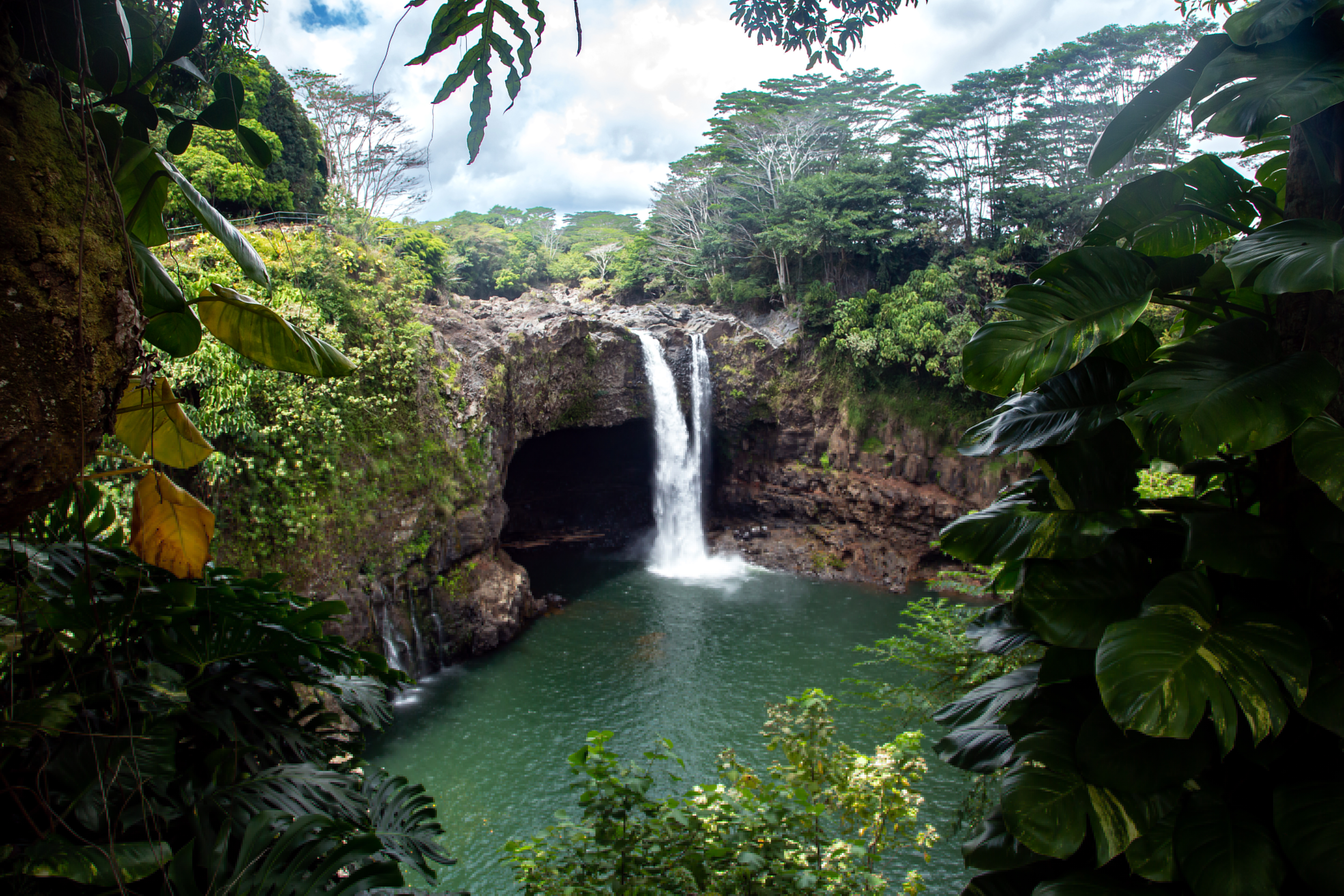 Winter waterfall